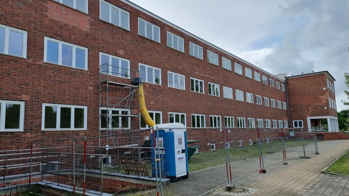 Das Schulhaus in der Potsdamer Straße in Frankfurt (Oder) wird künftig auch die neue Oberschule beherbergen.
