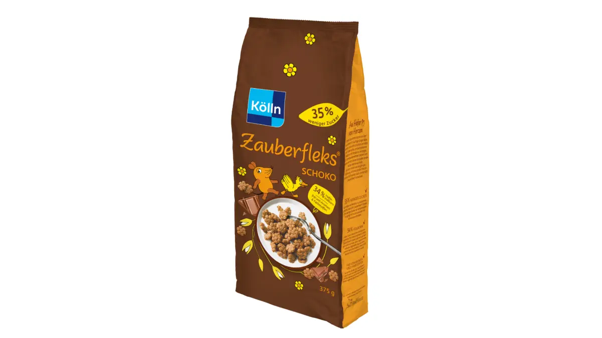 „Kölln Zauberfleks Schoko“ in der 375-Gramm-Packung