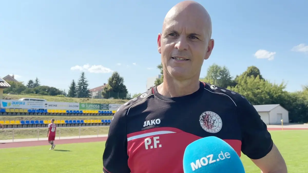 Seelows Trainer Peter Flaig spricht nach dem Testspiel beim Angermünder FC (5:1-Sieg) über Neuzugänge, Vorbereitung und Saisonziel.