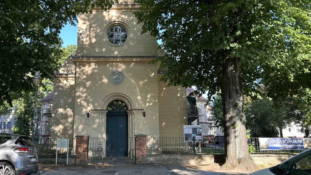 Die Kreuzkirche der evangelischen Kirche von Königs Wusterhausen.