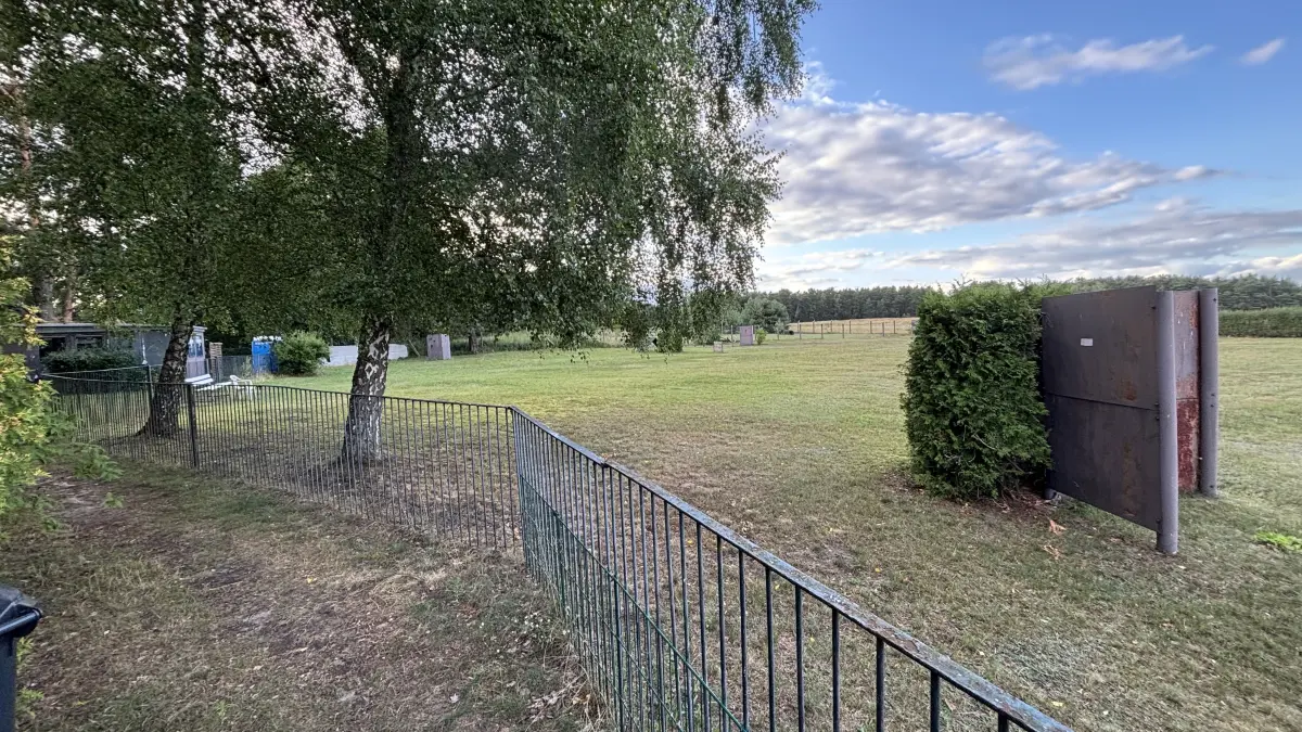 Im Rahmen einer Zwangsversteigerung kommt auch ein Hundeübungsplatz bei Eisenhüttenstadt unter den Hammer. Das ist bekannt.