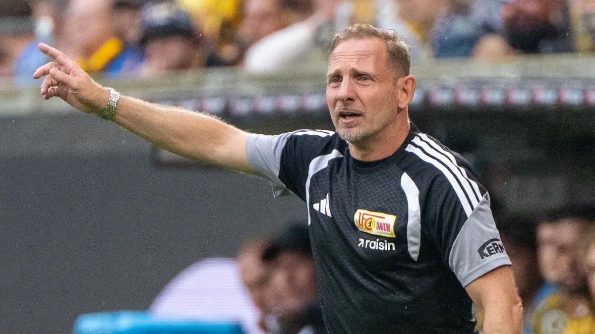 Testspiel Dynamo Dresden - 1. FC Union 2026/27: Fußball, Herren, Saison 2026/2027, Testspiel, Dynamo Dresden - 1. FC Union Berlin, Trainer Mauro Lustrinelli (1. FC Union Berlin), 01.08. 2026, Foto: Matthias Koch