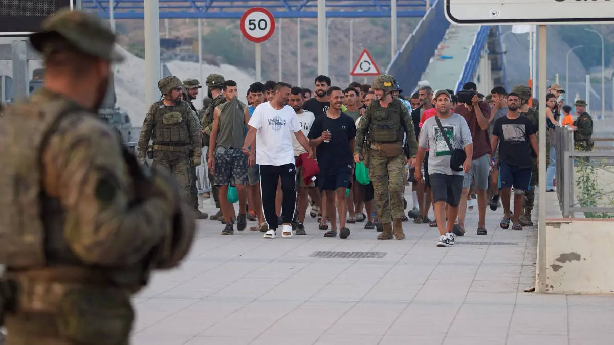 Migranten in Spanien - Ceuta