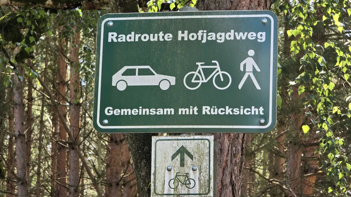 Der Hofjagdweg, ein Radweg von Königs Wusterhausen nach Lübben, führt durch bezaubernde Natur.