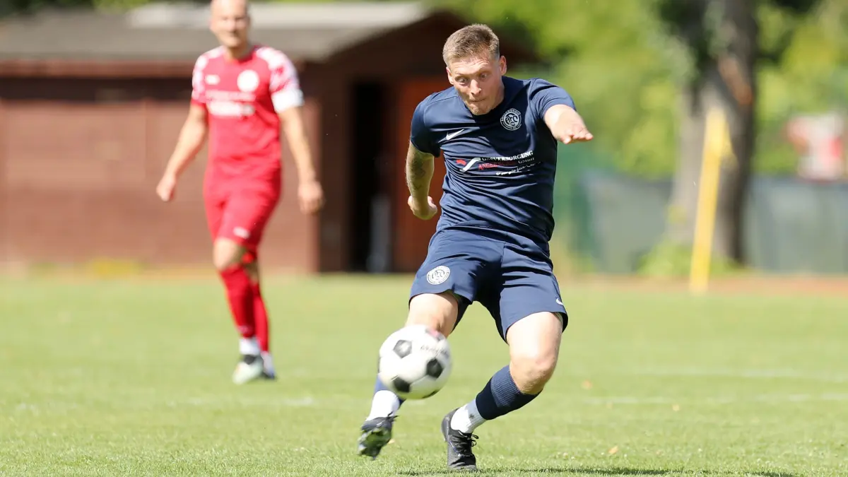25.07.2026, Testspiel Angermünder FC - Victoria Seelow 1:5, Tobias Lindner kam von TuS Sachsenhausen zum AFC