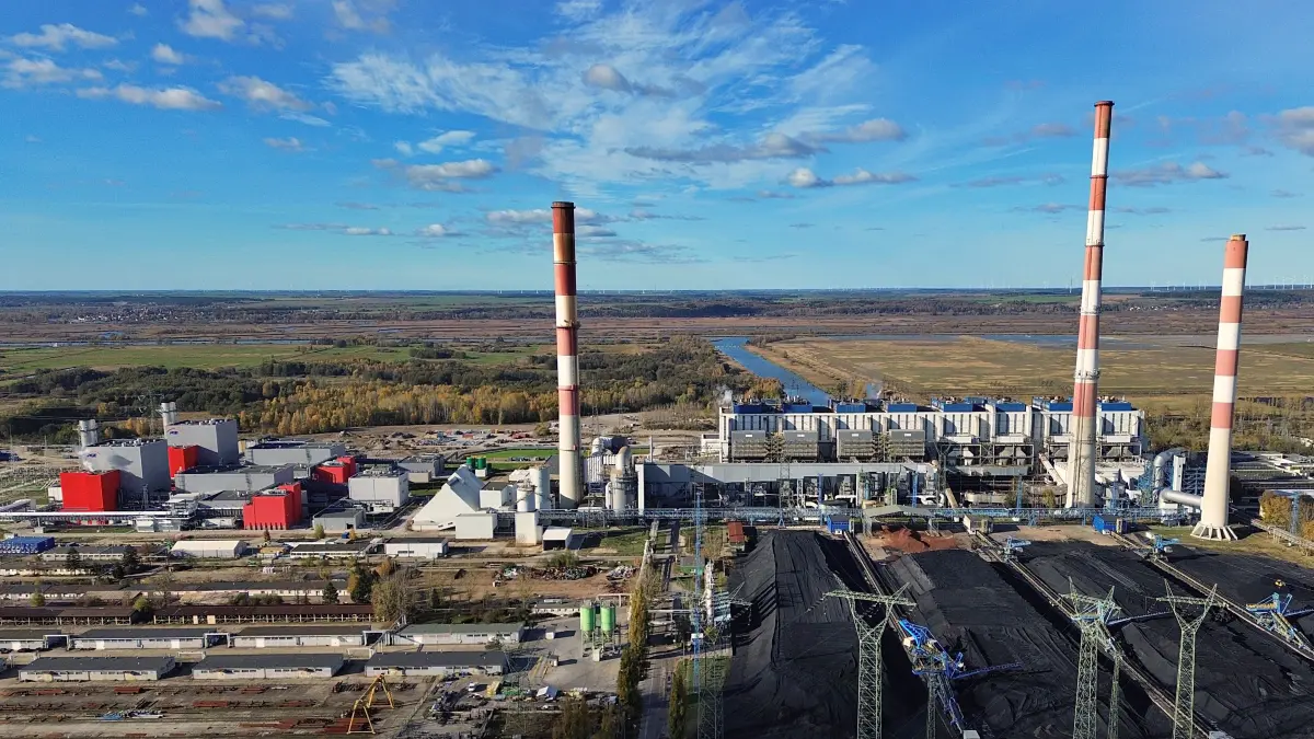 Kraftwerk Dolna Odra bei Gryfino