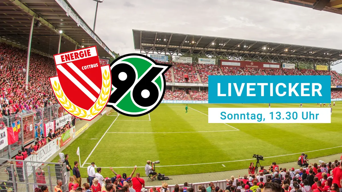 Facebook Ankünder Energie Cottbus Hannover 96
