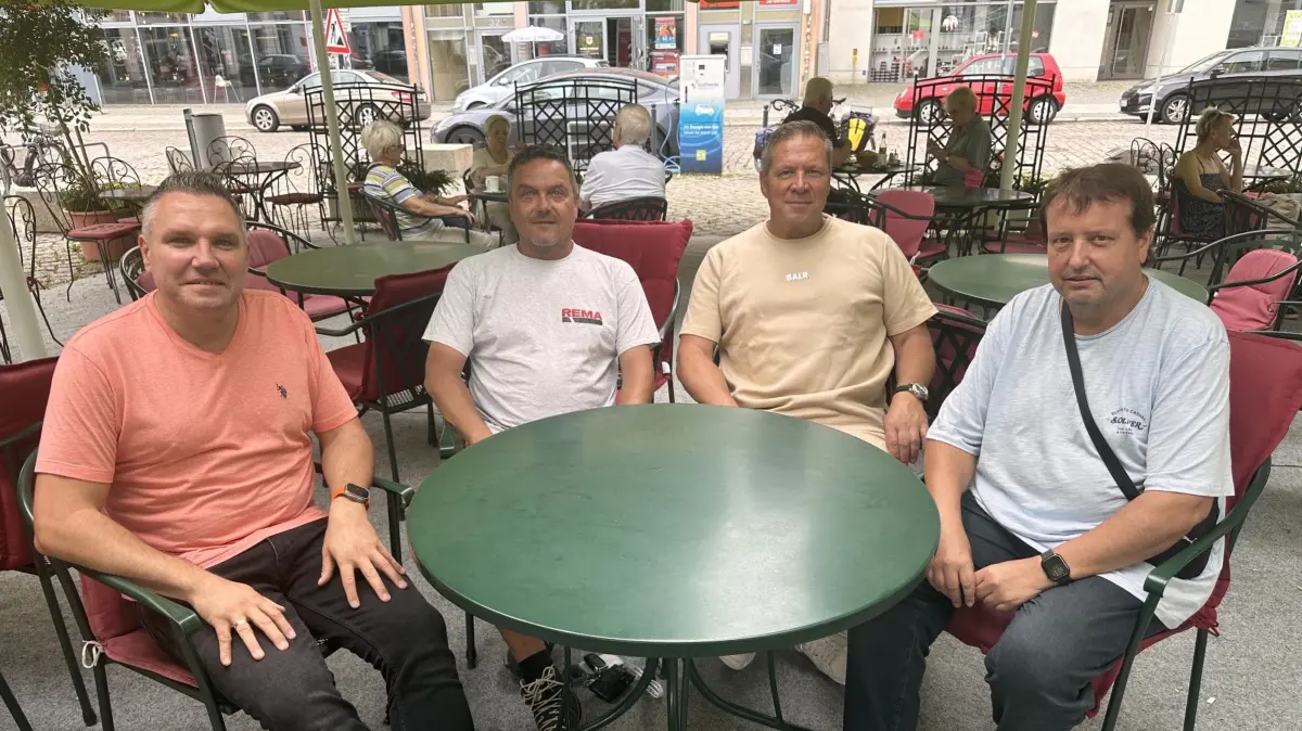 Gehören zu den Gründern des East Makers Club: Ron Zithier. Mathias Jahnke, Marco Müller und Alexander Wolf (v.l.n.r.)
