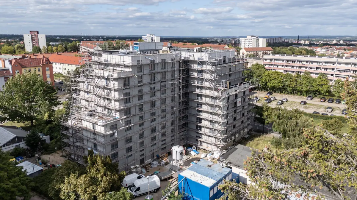 Es wird weiter gebaut an der Seniorenanlage im Südring