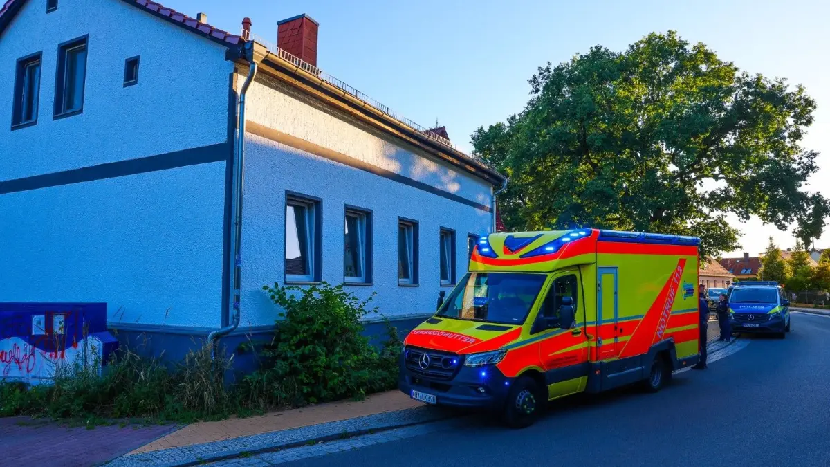 In Bergfelde gab es einen Einsatz der Polizei. Eine leblose Person wurde gefunden.