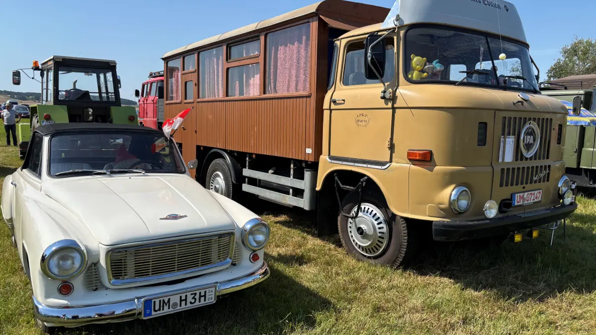 Oldtimertreffen Frauenhagen: Ob Trabant, Wartburg oder robur, die Schau bietet Fans DDR-N(o)stalgie zum Anfassen.