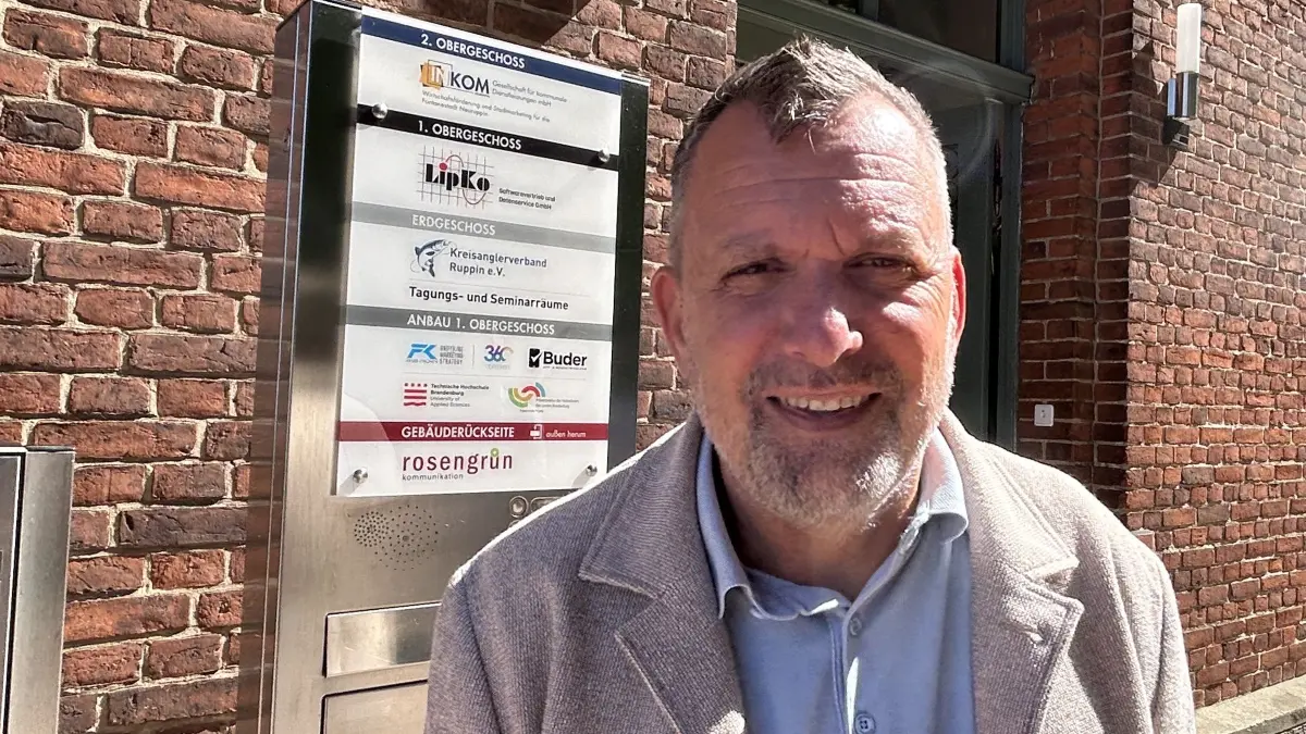 Axel Leben ist Geschäftsführer der Inkom und Neuruppins Wirtschaftsförderer. Insolvenzen und Neuansiedlungen von Unternehmen hat er im Überblick. So schätzt er die Lage ein.