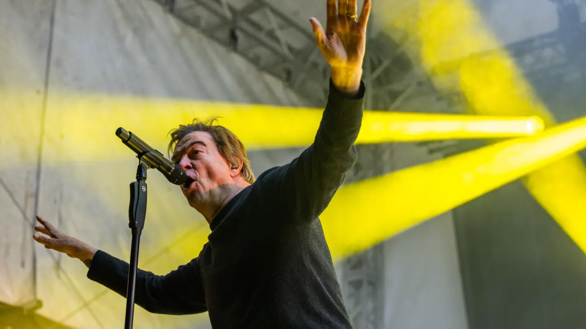 Wer zur Setlist gehört, weiß man vorher nie. Tote-Hosen-Frontmann Campino war 2025 beim Festival "Jamel rockt den Förster“ dabei.