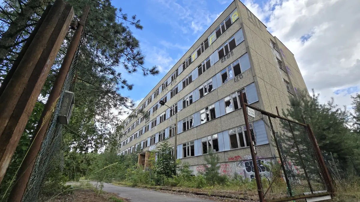 Die ehemalige NVA-Kaserne in Königs Wusterhausen, Ortsteil Ziegenhals und Wernsdorf