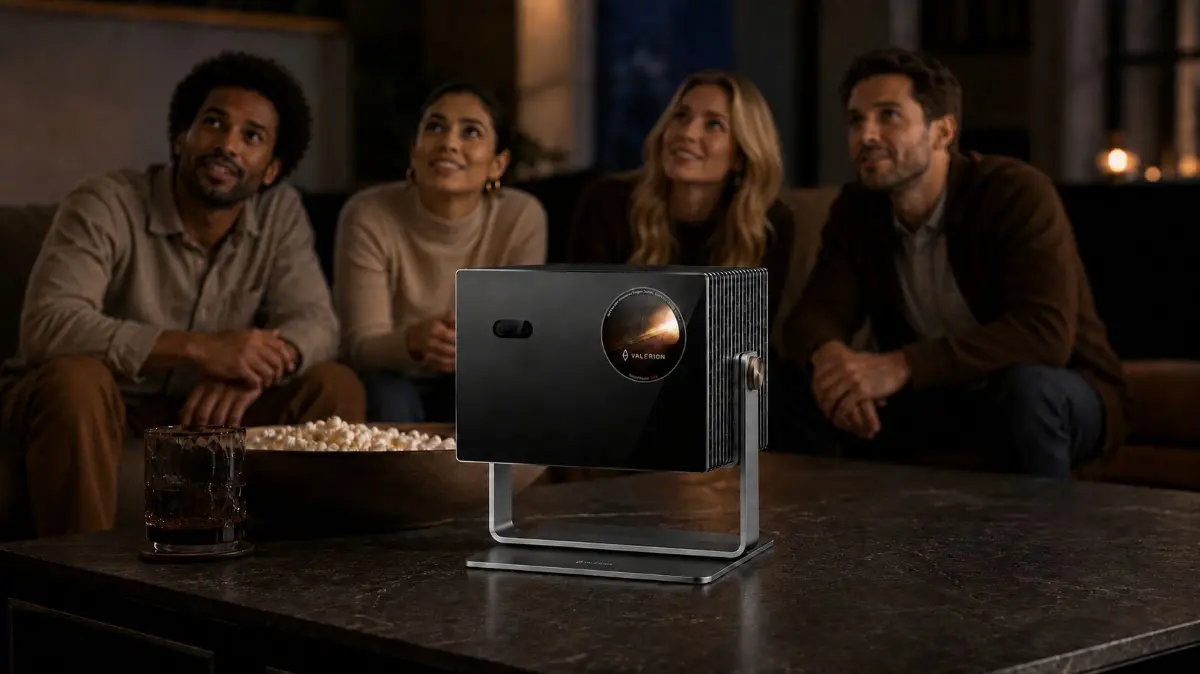 AWOL Valerion Pro 2. Ersetzt den Smart-TV und fast das Kino.