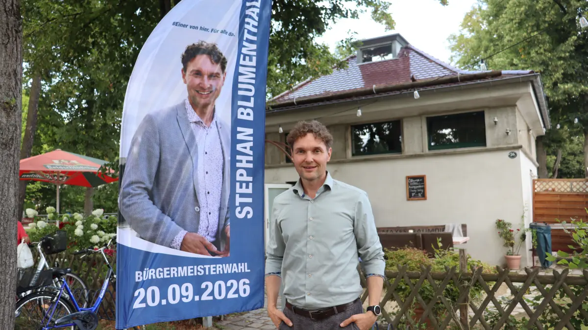 Stephan Blumenthal ist einer von vier Bewerberinnen und Bewerbern bei der Bürgermeister-Neuwahl in Strausberg.