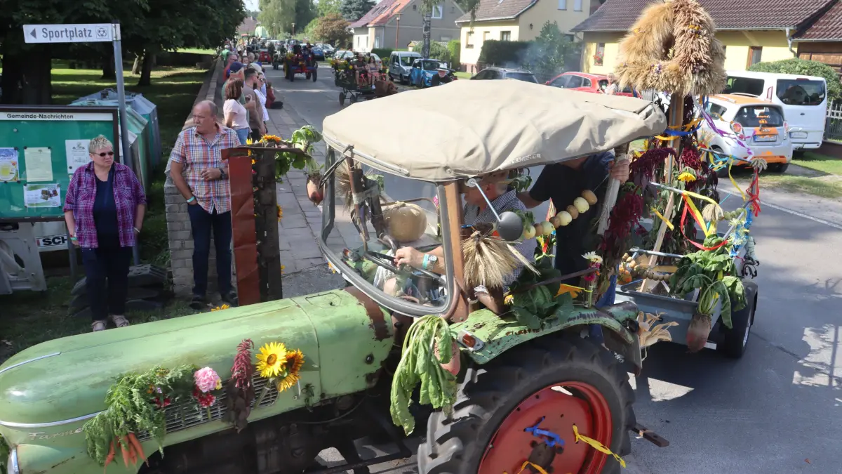 Einen der größten Umzüge weit und breit verspricht wieder das Erntefest in Haselberg. Diesmal ist es die 40. Auflage.