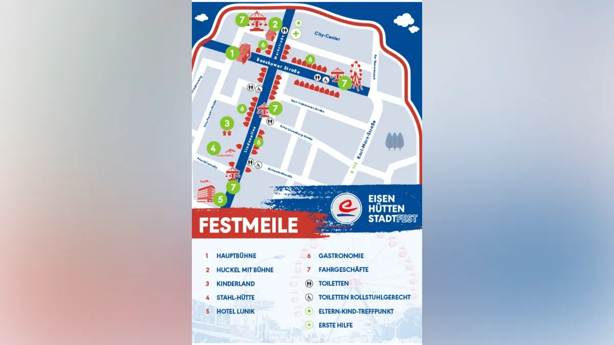 Das Stadtfestgelände 2026