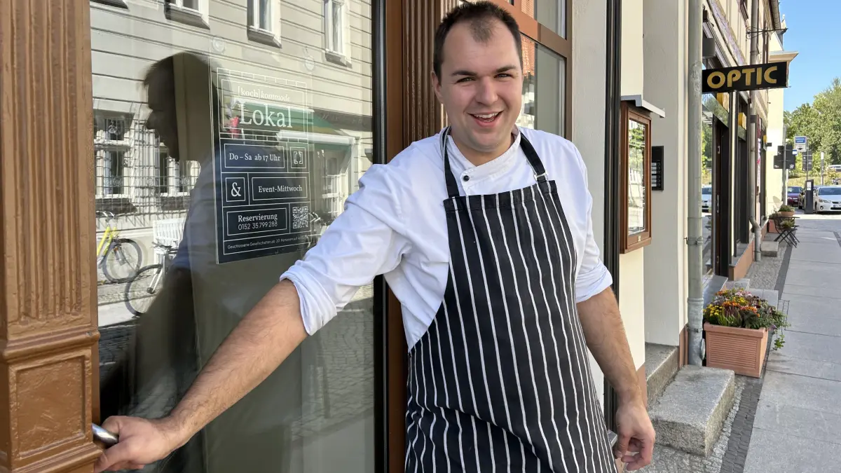 Christoph Perkuhn ist der neue Küchenchef des Lokal in Eberswalde.