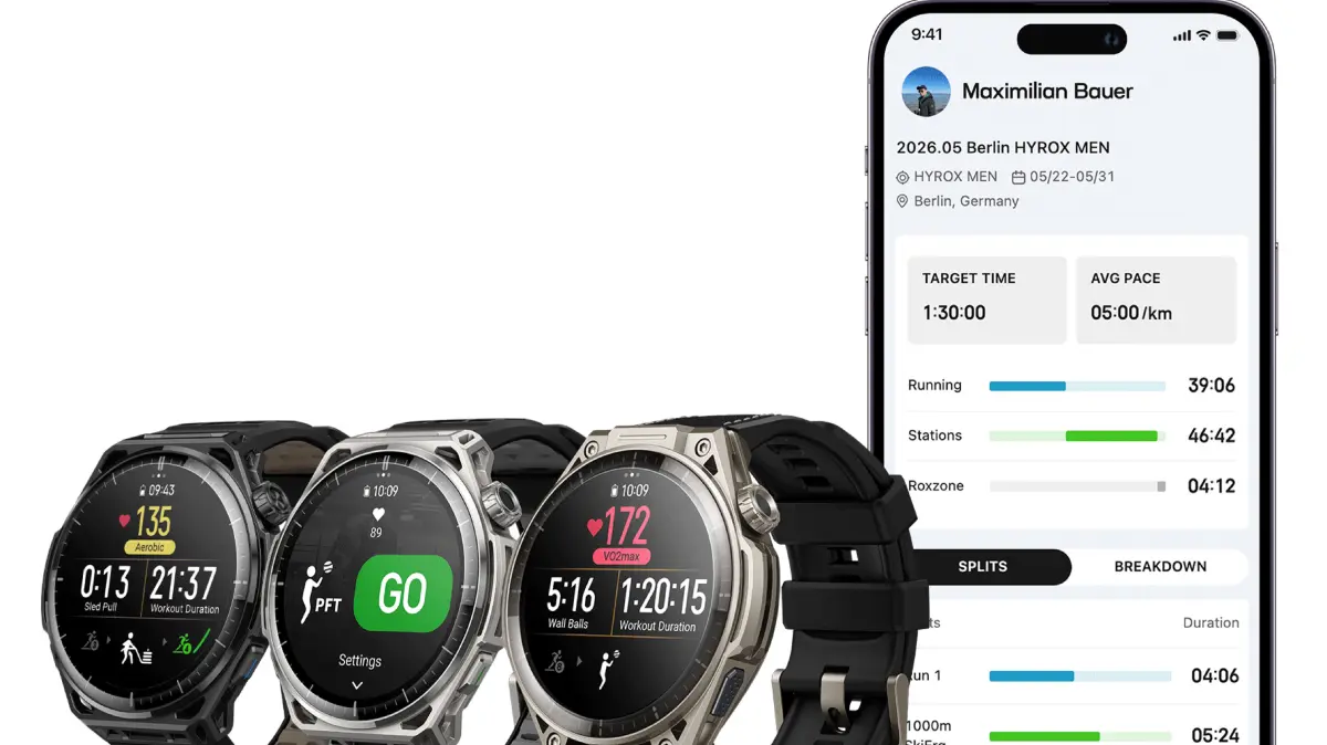 Amazfit Balance 3. Zusammen mit der App für alle Systeme geeignet.