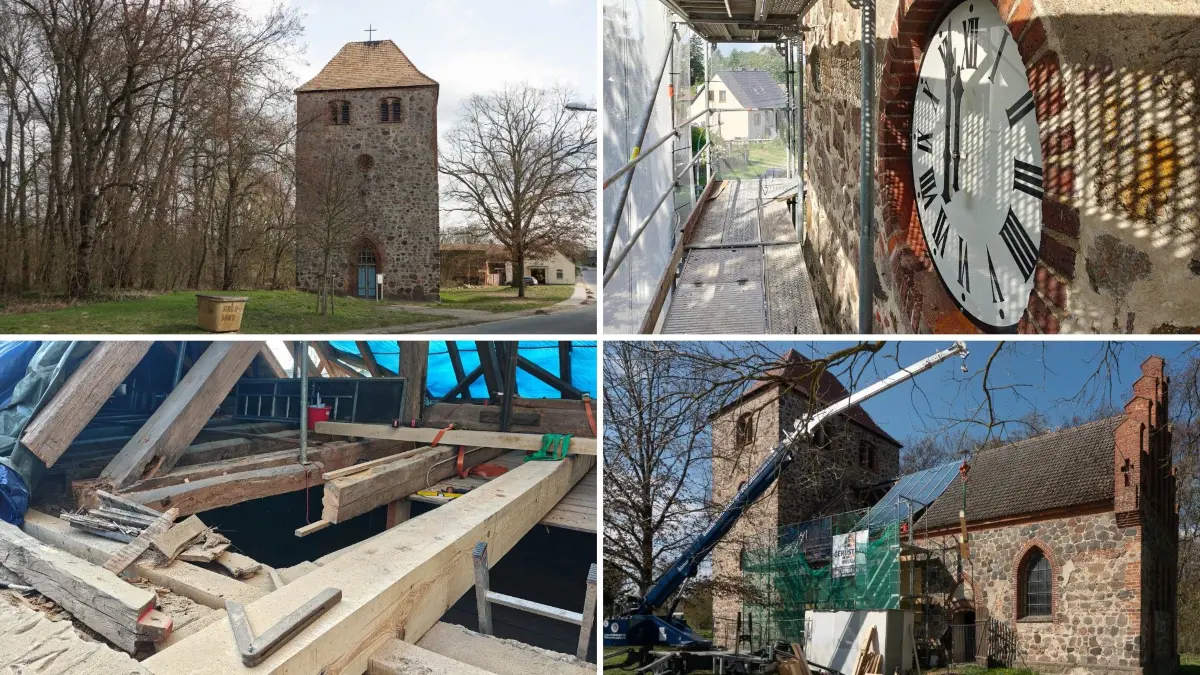 Vieles hat sich in den vergangenen Monaten schon an der Dorfkirche Batzlow getan. Doch knappe Kassen erschweren den Erhalt solcher Denkmale. Wie es dennoch funktionieren kann, das architektonische Erbe aus Jahrhunderten zu sichern.