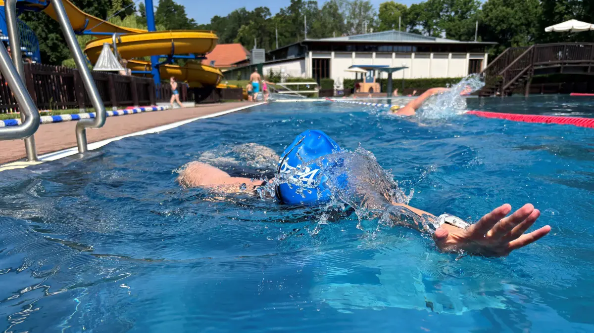 Endspurt im Freibad Neuzelle