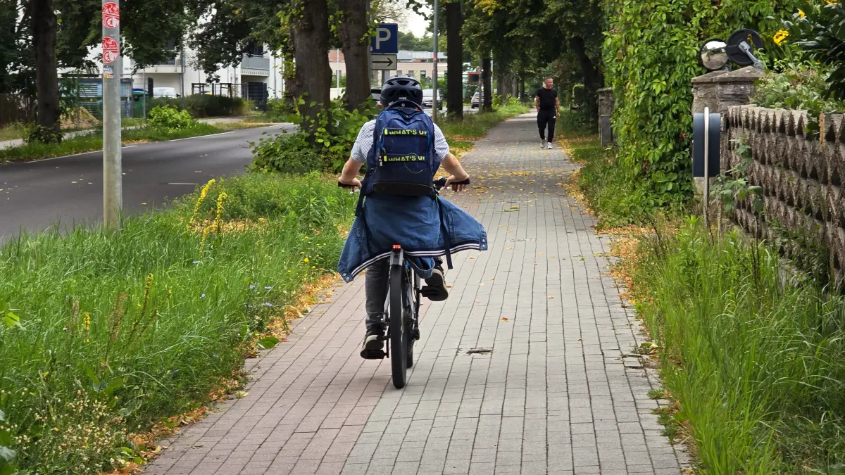 Der Fahrradweg von Königs Wusterhausen über über Neue Mühle und Zernsdorf nach Kablow