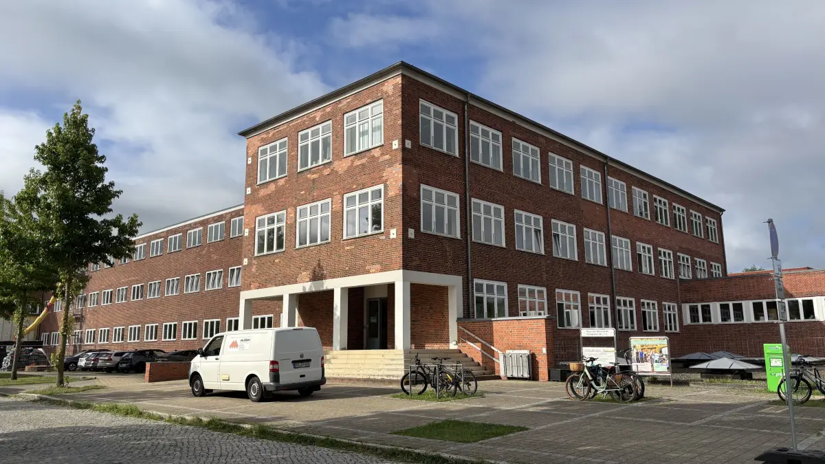 Die neue Oberschule in Frankfurt (Oder), im Schulhaus in der Potsdamer Straße, hat bislang noch keinen Namen bekommen.