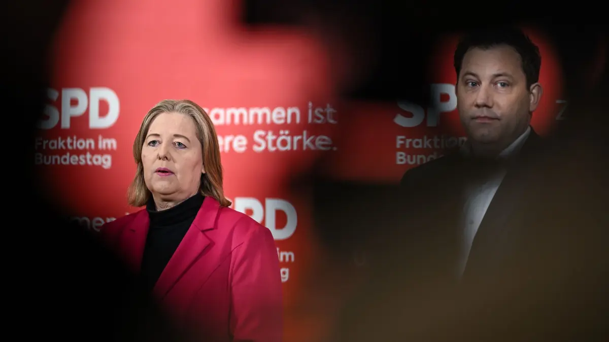 Die SPD-Parteichefs Bärbel Bas und Lars Klingbeil. (Archivbild)