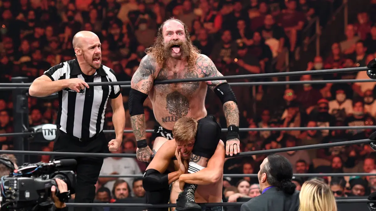 November 17, 2021, Norfolk, Virginia, USA: All Elite Wrestling brings the wrestling to The Chartway Arena at Old Dominion University in Norfolk, Virginia on 17 November 2021. photo Norfolk USA - ZUMAm90_ 20211117_zap_m90_032 Copyright: xJeffxMoorex