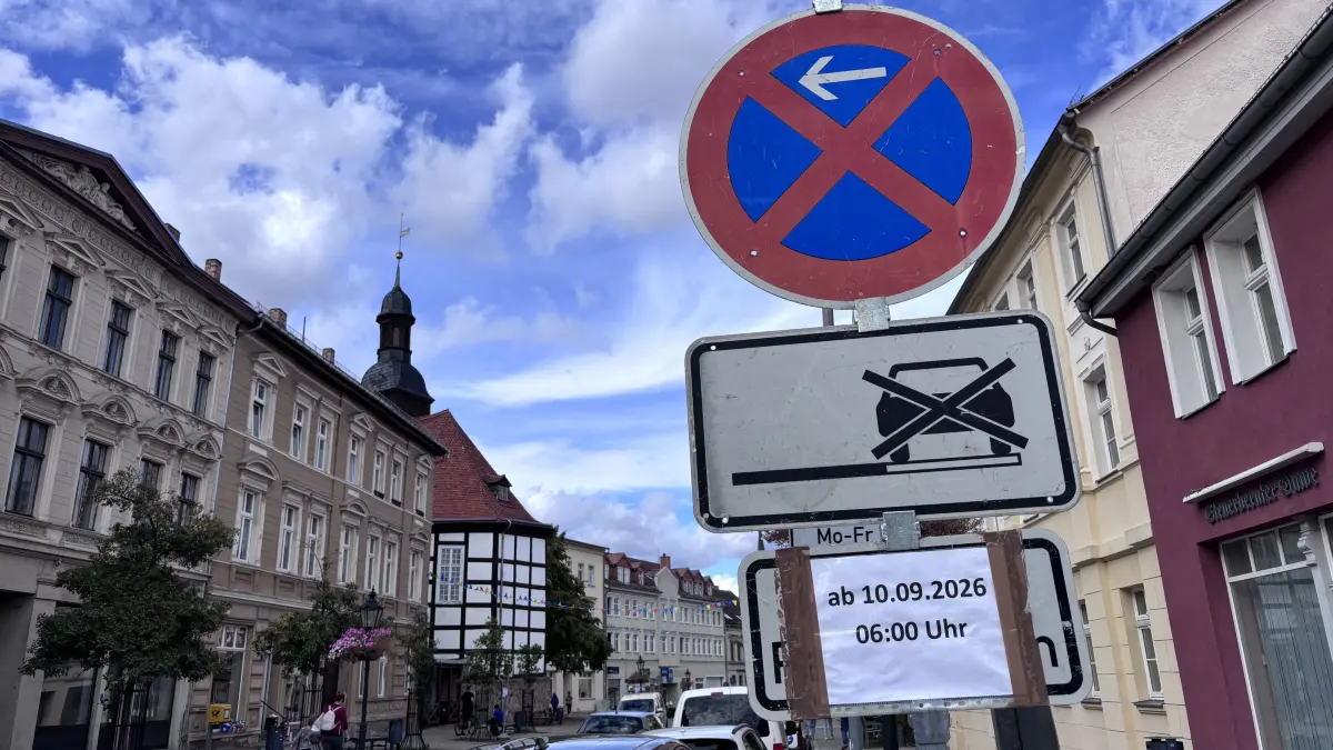 Absolutes Halteverbot: Wo wegen des Altstadtfestes in Bad Freienwalde und ab wann die Straßen gesperrt sind.