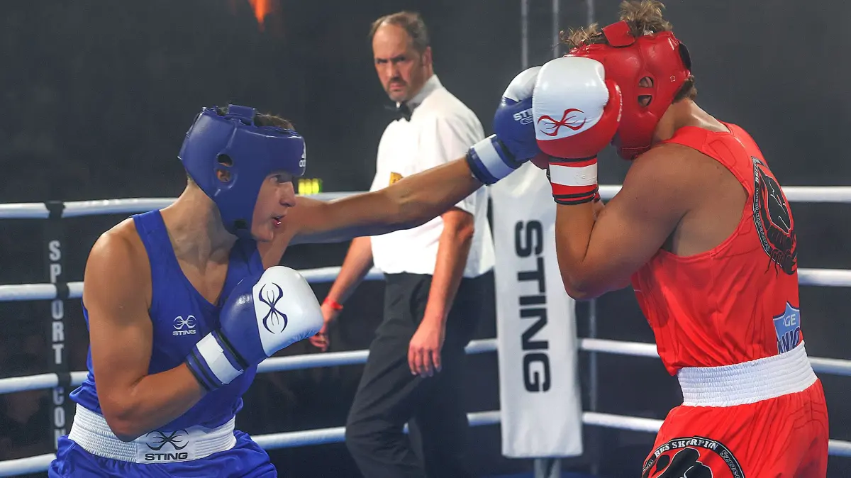 In der Brandenburghalle in Frankfurt (Oder) findet die vierte Fight Night statt. Nach dem Länderkampf Deutschland gegen Polen im letzten Jahr (Archivfoto) treffen diesmal Boxer aus Frankfurt (Oder) auf Gegner aus Frankfurt am Main.