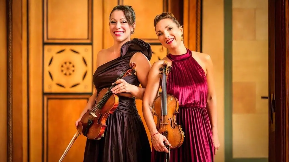 Marie-Luise Dingler & Marta Danilkovich – Violinduo spielt bei den Schlosskonzerten Königs Wusterhausen