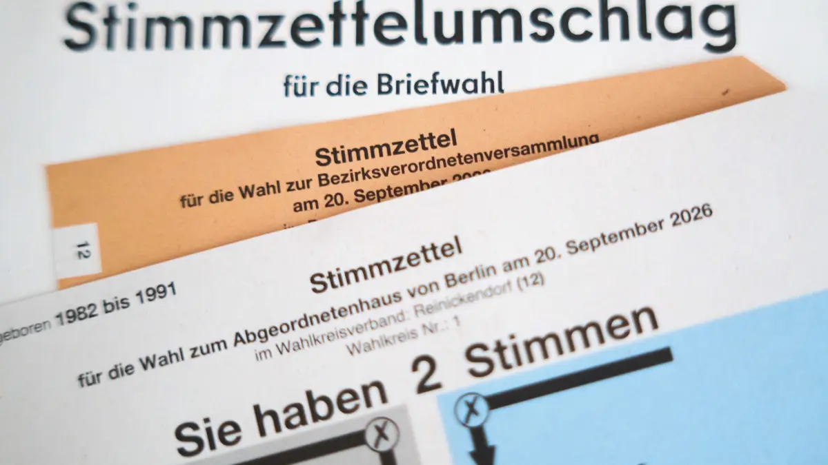 Wahlen Berlin 2026 - Briefwahl