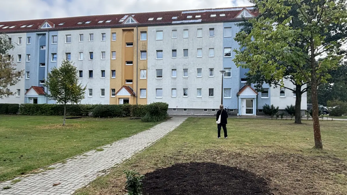 Vier Wochen nach dem Tornado in Fürstenwalde: Sichtbare Schäden sieht man noch immer im Paul-Frost-Ring in Süd. Löcher in Dächern sind mit Folien repariert, an umgekippte Bäume erinnern nur noch die neu gefüllten Erdlöcher. Auch Anwohner schauen immer noch sichtlich ergriffen auf die Lage.