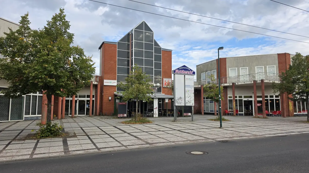 Das Heidewalde Center im Brandenburgischen Viertel am 17.9.2026. Das Einkaufscenter ist eines der Zentren im Brandenburgischen Viertel.