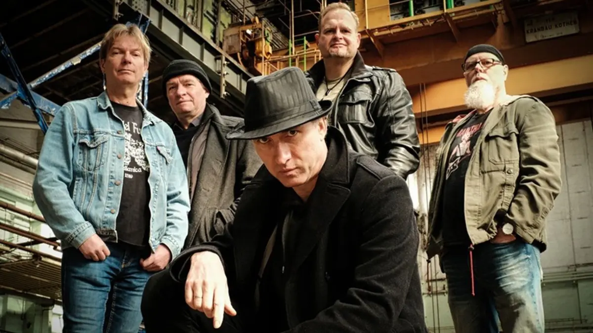 Halle (Saale). Rockband "Rockhound". Datum unbekannt. Foto: Ronny Schindler - Pressefoto