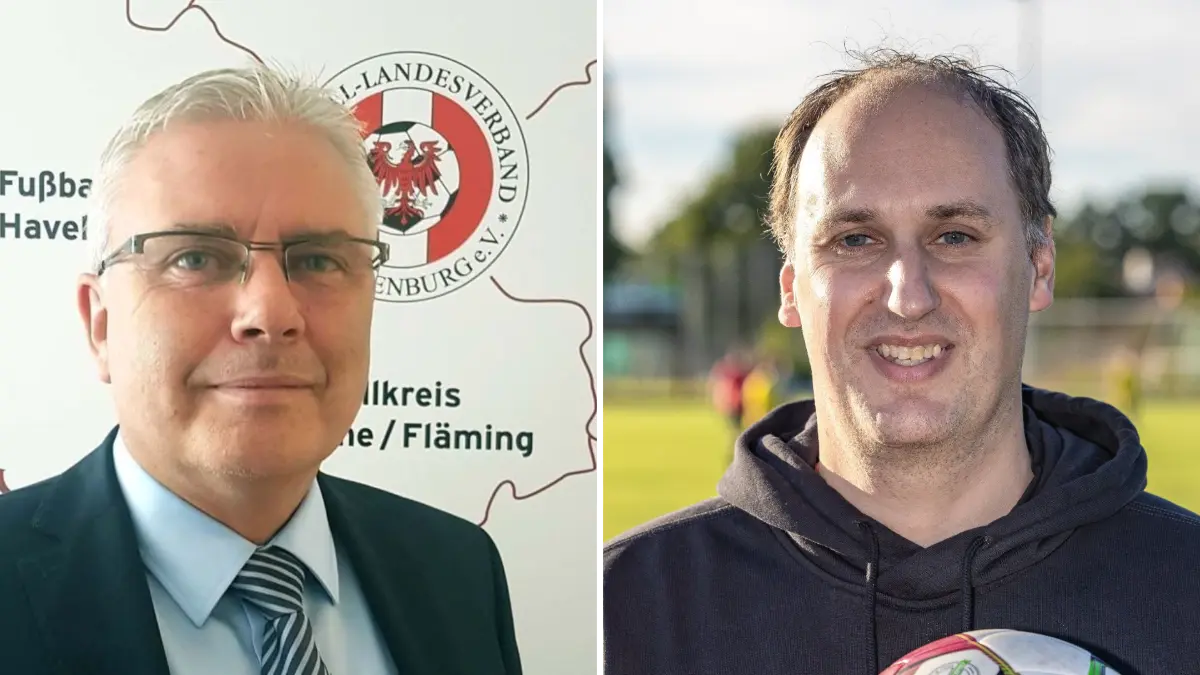 Kandidaten fürs Präsidentenamt m FLB: Jens Kaden (links) und Martin Hagemeister-Kühn