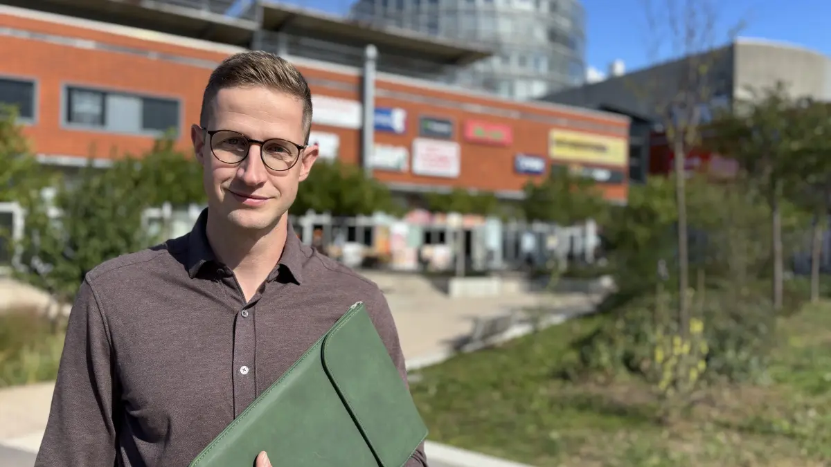 Er will die Bahnhofs-Passage Bernau wieder in Schuss bringen: der neue Center-Manager Florian Arndt