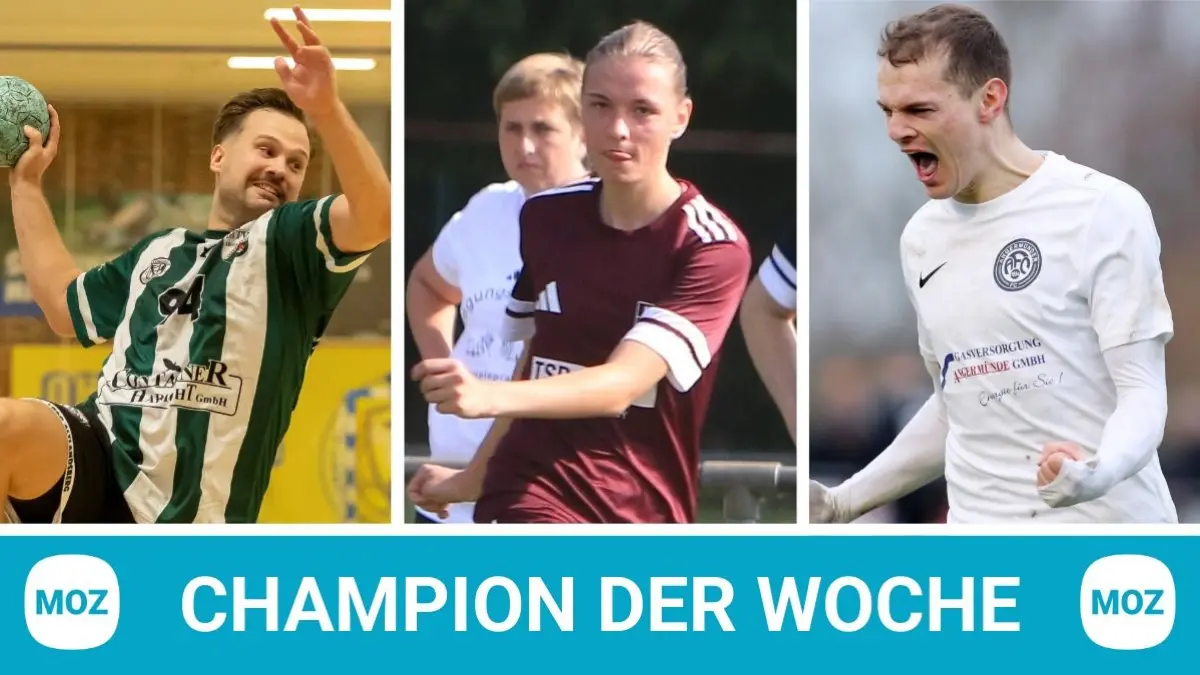 Handballer Marcus Schwiderski, Fußballerin Alissa Kose und Fußballer Nico Hanse sind die neuen Kandidaten zur Wahl für den Champion der Woche.
