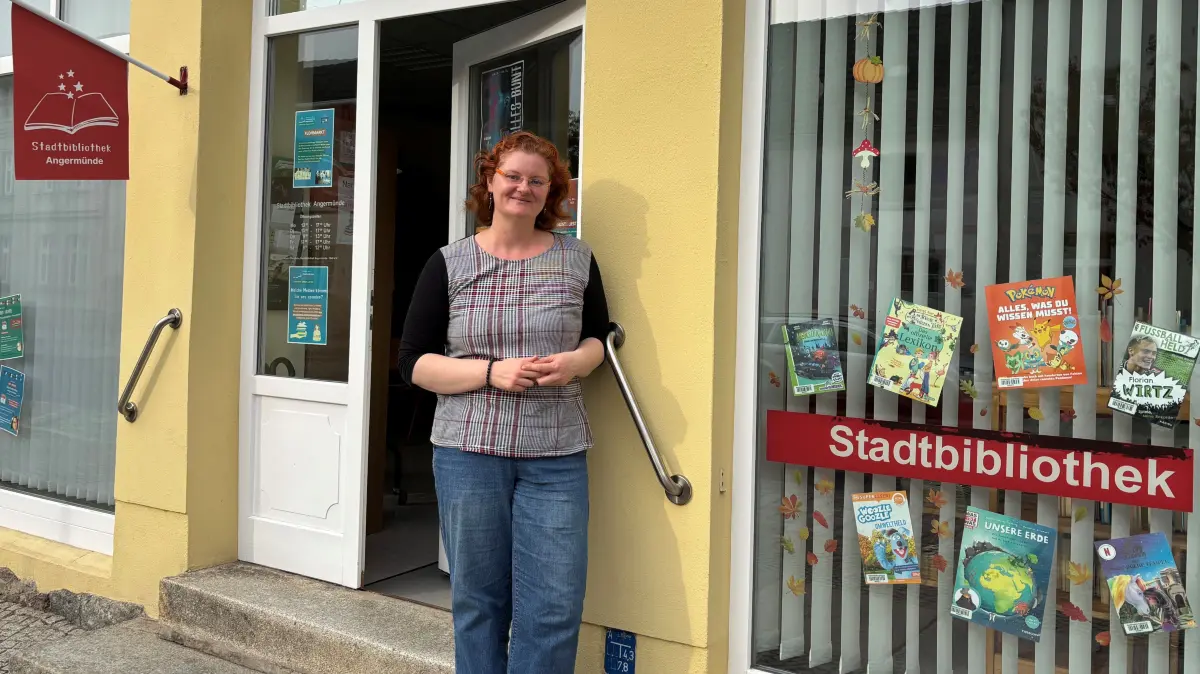 Die Stadtbibliothek Angermünde in der Altstadt ist wieder ein gefragter Anlaufpunkt, vor allem für Familien. Leiterin Carolin Ukrow hat neue Ideen, um hier mehr als eine Ausleihe anzubieten.