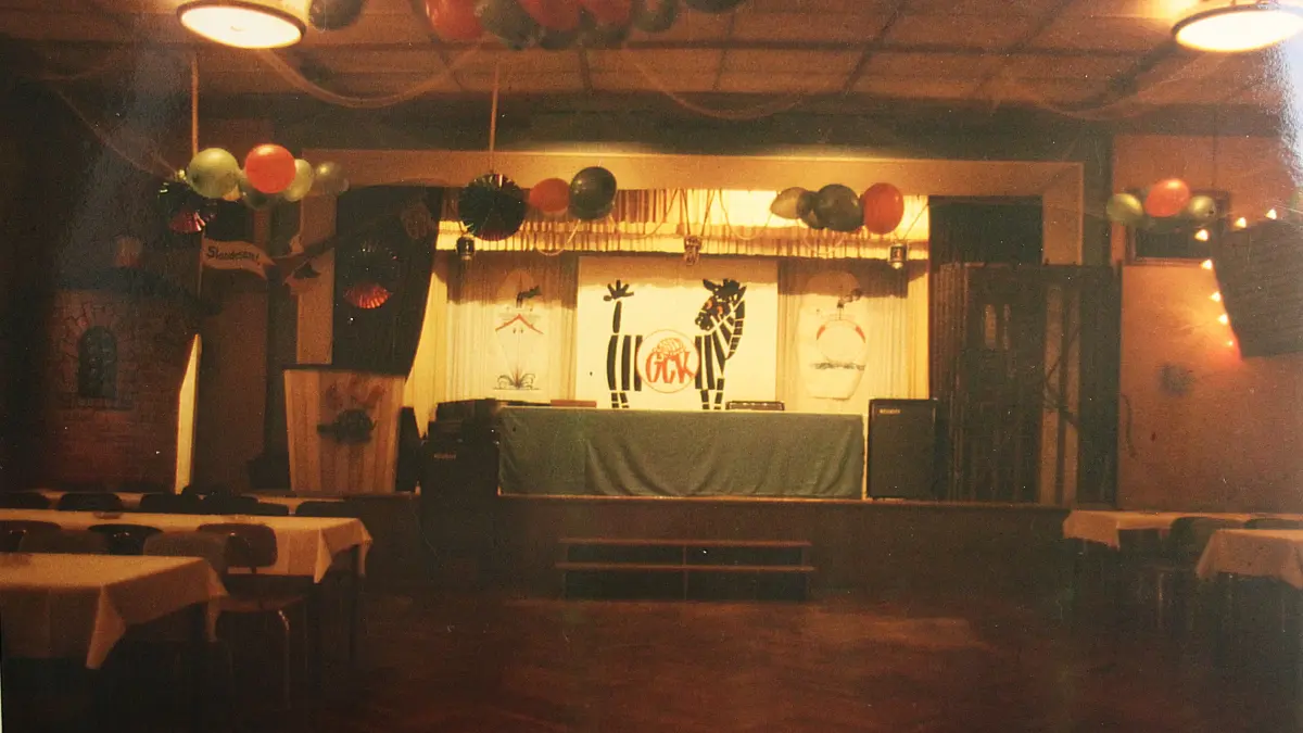 Der Saal im Kulturhaus diente auch für Kinoabende und weitere Veranstaltungen.