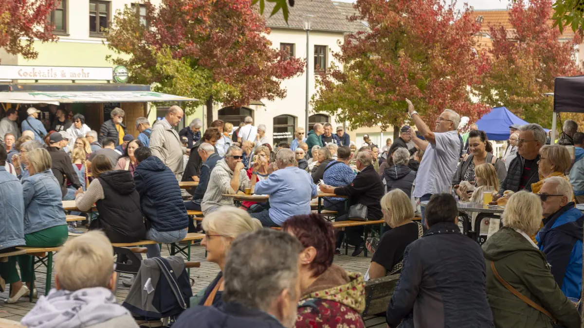 Gutes Wetter und buntes Treiben lockten viele Besucher zum Strausberger Altstadtfest in die Große Straße udn auf den Marktplatz.