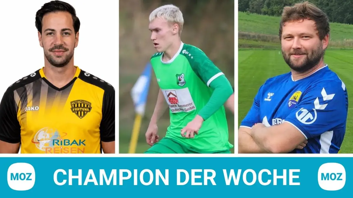 Hassan Saleh, Valentin Mats Mundchen und Tim Bolte sind die neuen Kandidaten für die Wahl zum Champion der Woche.