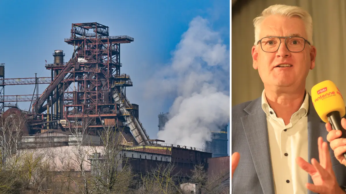 Wie lange kann der Hochofen 5A im Stahlwerk von ArcelorMittal in Eisenhüttenstadt noch laufen? Dazu wurde CEO Rainer Böse beim Stammtisch von MOZ und Antenne Brandenburg befragt.