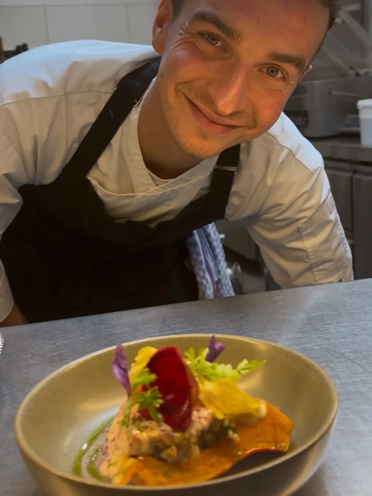 Simon Ortel freut sich schon auf das Menü mit den Leserinnen und Lesern in Eberswalde.