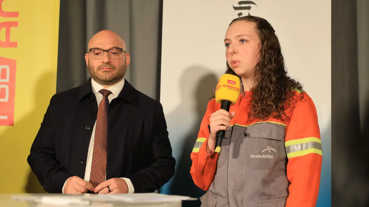 Paula Walbaum, duale Studentin bei ArcelorMittal Eisenhüttenstadt