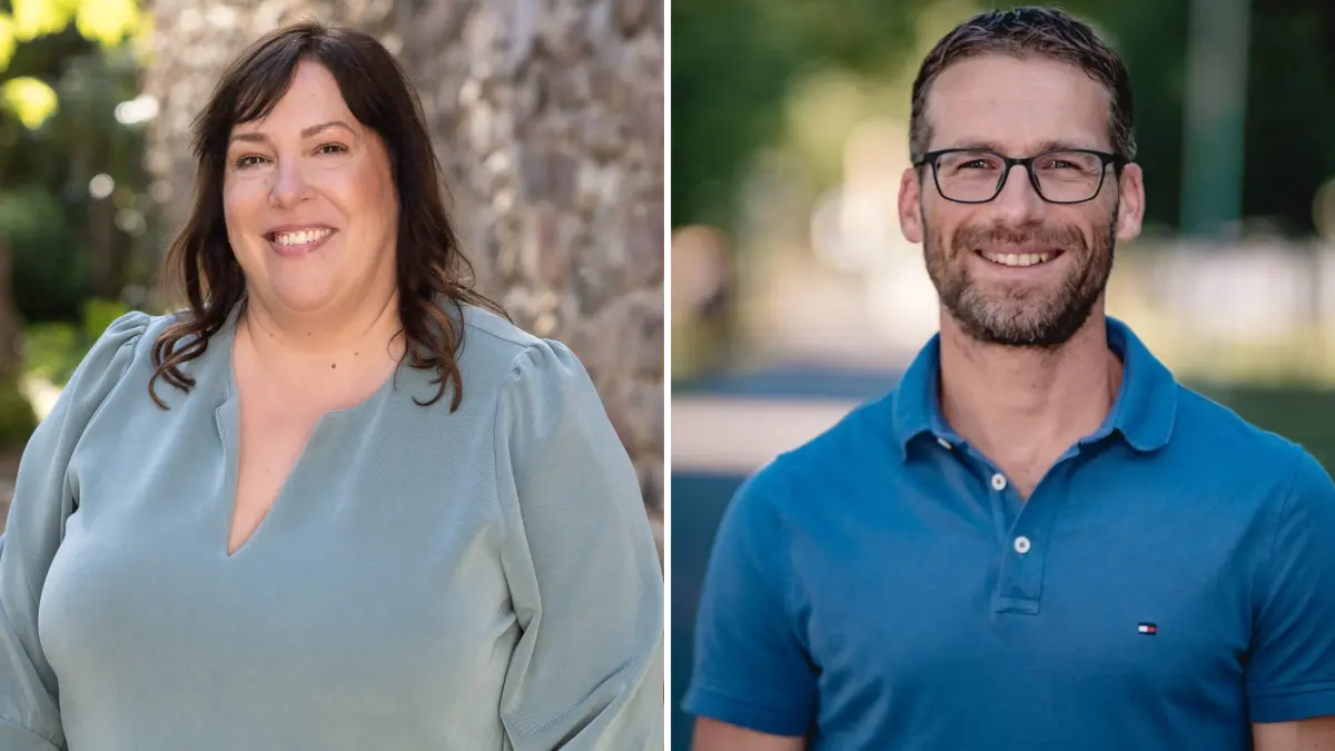 Die Einzelkandidaten Annette Binder und Robert Krause treten zur Stichwahl um das Bürgermeisteramt am 11. September an.