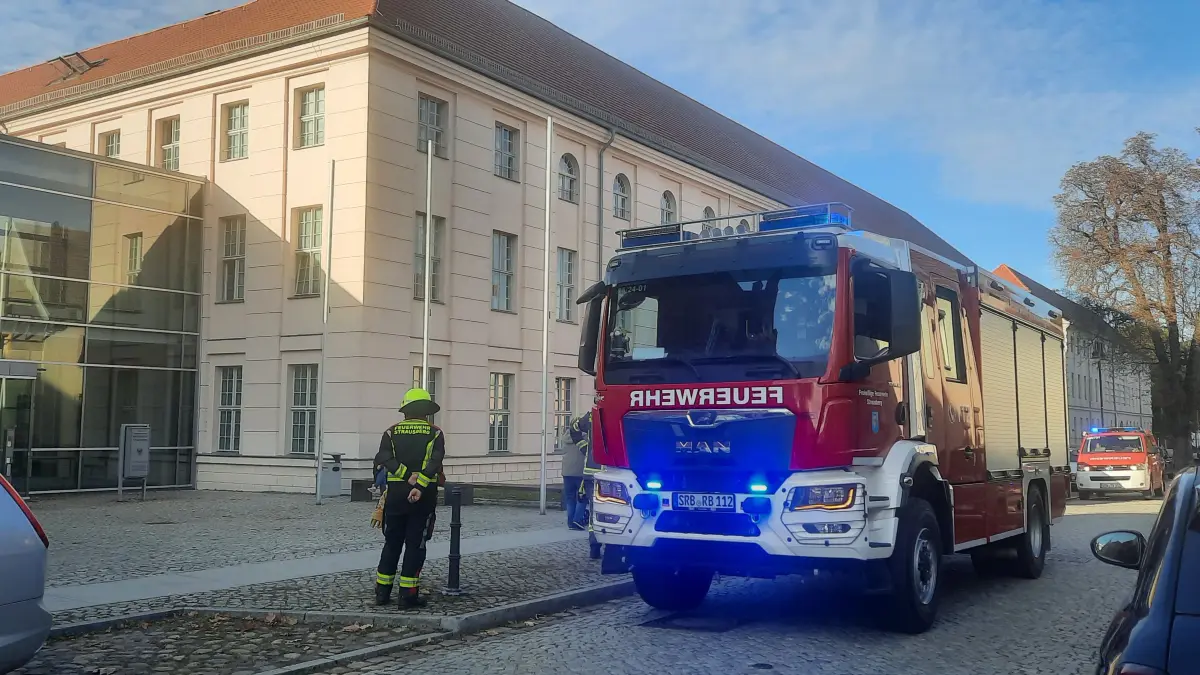 Die Feuerwehr hatte am Freitag einen Einsatz im Amtsgericht Strausberg.