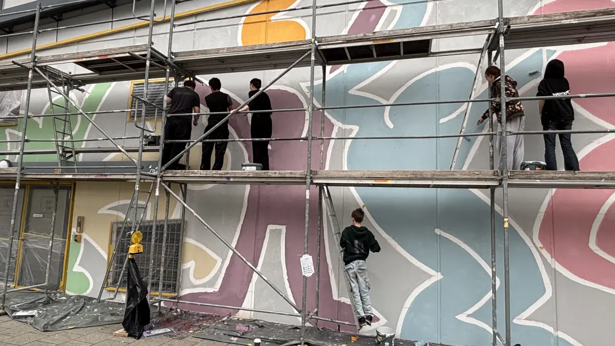 Schüler von vier Schulen in Frankfurt (Oder) beteiligten sich am Kunstprojekt am Bunker. Dabei waren auch Teilnehmer der Hutten- und Kleist-Oberschule. Wie das Zusammentreffen verlief.